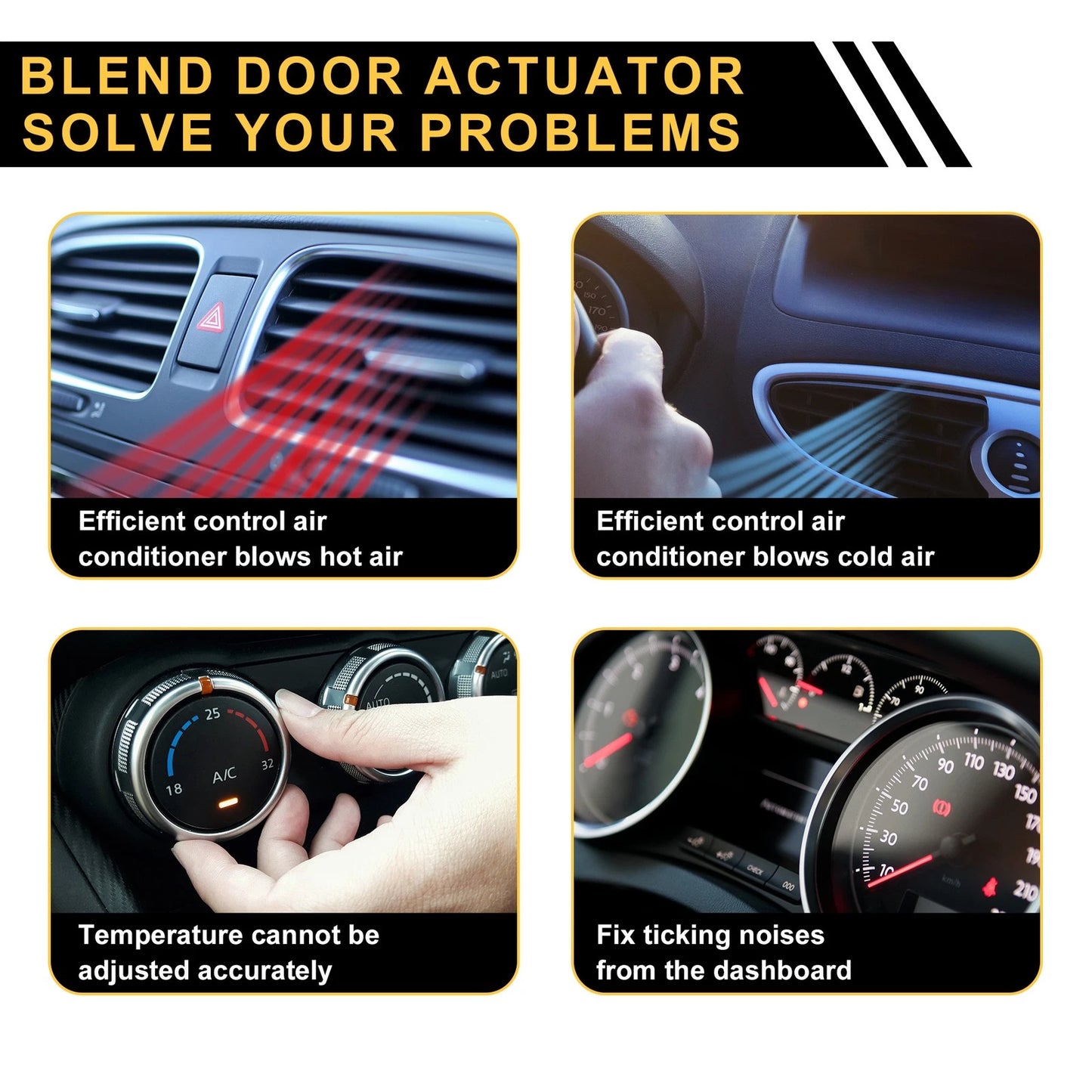 HVAC Heater Blend Door Actuator for Honda Accord (2001) No. 79160S84A01
