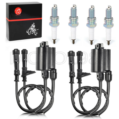 Ignition Coil & Spark Plug Kit for Honda Shadow ACE 750 (1998–2003)