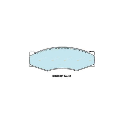 2.0L Navara D21 Front Disc Brake Pad Set for GCT (1985 - 1991)