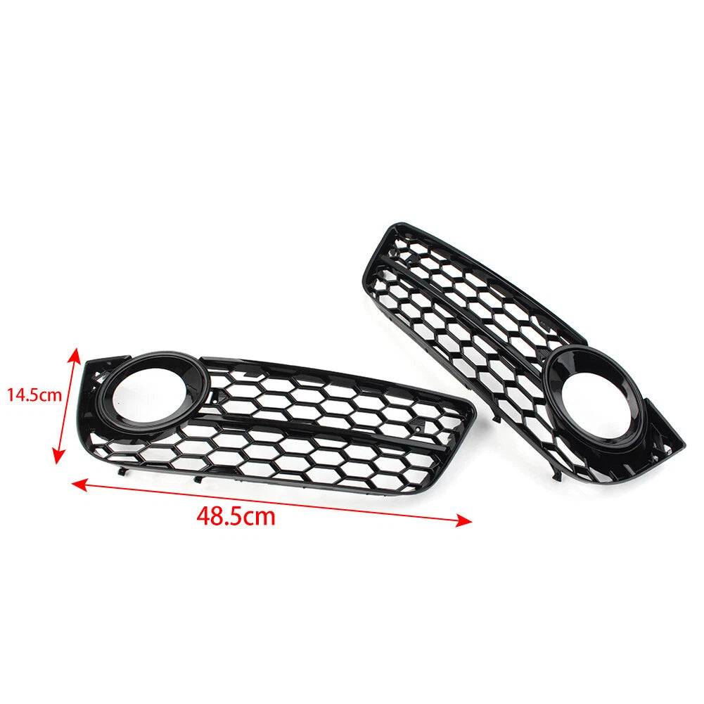 Piano Black Interior Door Handle Panel Trim for Audi A4 B8 A5 (2008–2016)