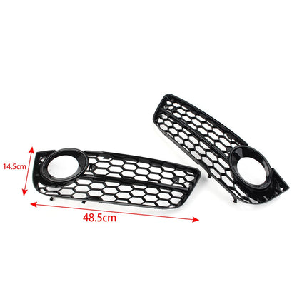 Piano Black Interior Door Handle Panel Trim for Audi A4 B8 A5 (2008–2016)