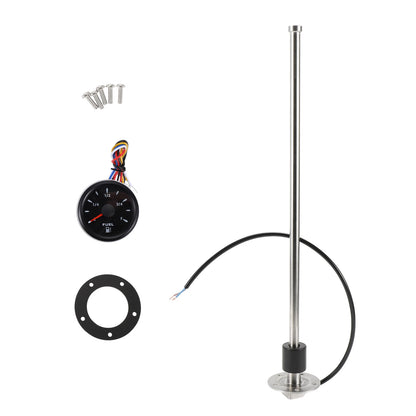 Fuel Sending Unit and Gauge Kit 240-33 Ohm for Boat Truck Vehicle