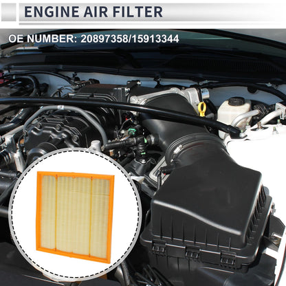 Engine Air Filter No. 20897358/15913344 for Cadillac SRX (2010–2016)
