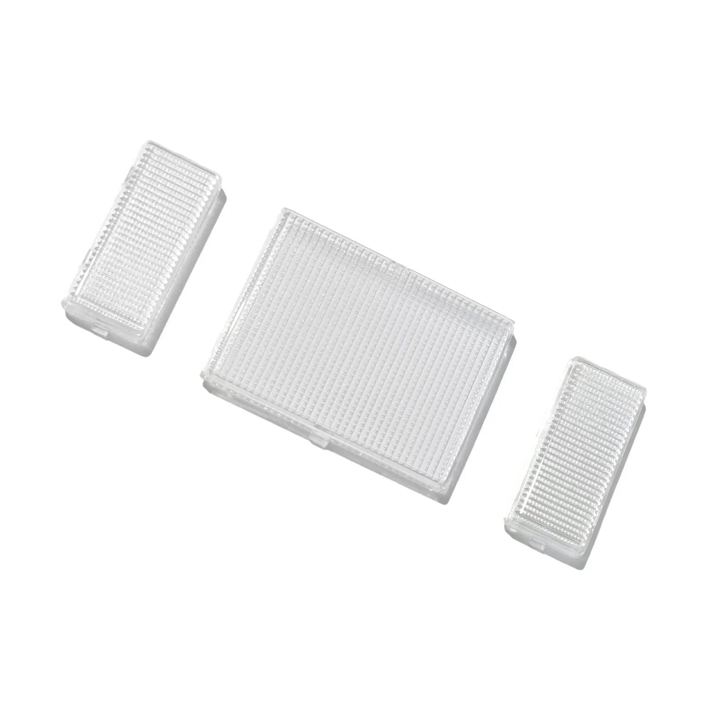 3 Piece Clear Dome Light Lens Cover for Chevy/GMC Pickup (1988–1998)