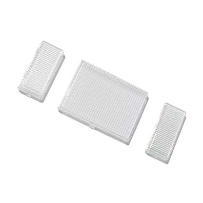 3 Piece Clear Dome Light Lens Cover for Chevy/GMC Pickup (1988–1998)