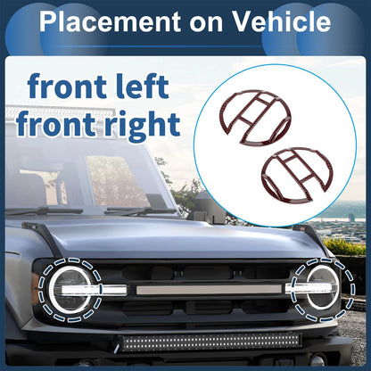 1 Pair Front Left Headlights