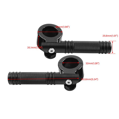 1-1/4" Engine Crash Bar Footpeg Clamp for Harley Motorcycle