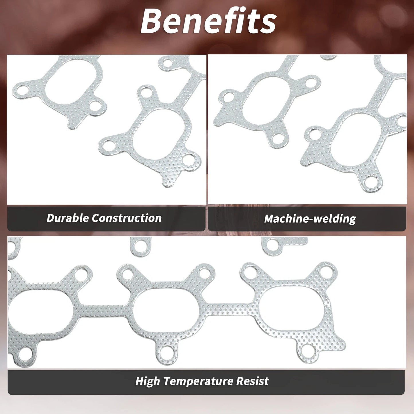 Exhaust Manifold Header Gasket for Chevrolet Tracker (2000–2002) No.1414077E00