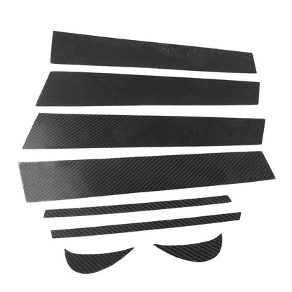 8 Pcs Door Window B Pillar Post Cover Trim for Toyota Camry (2018-2021)