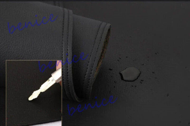 Dashboard Cover / Black Leather / Dash Pad for Volvo XC90 (2015–2023)