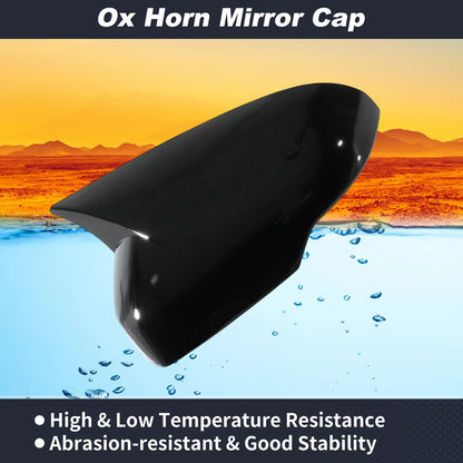 2PCS Ox Horn Rear View Mirror Cover for Honda CRV (2023–2025)