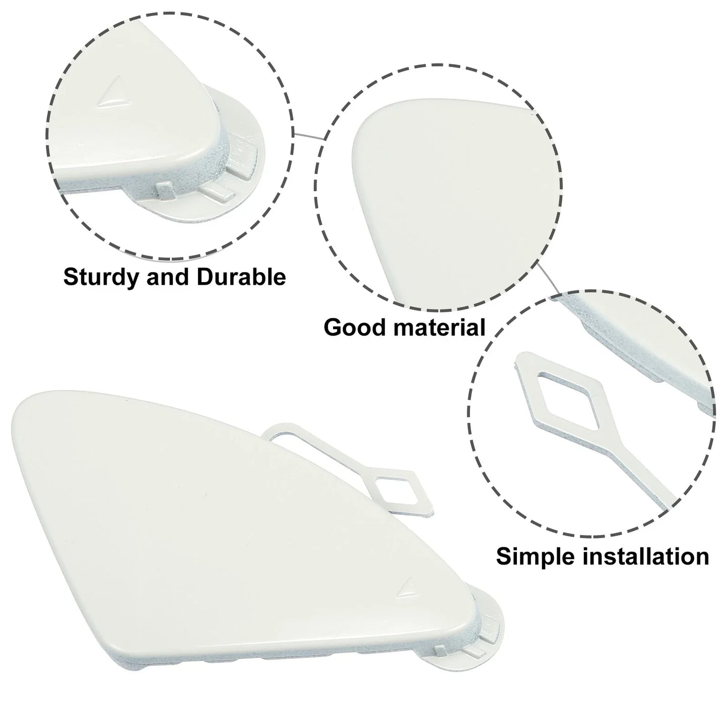 Front Right Bumper Tow Eye Hook Cover Cap for BMW 320i