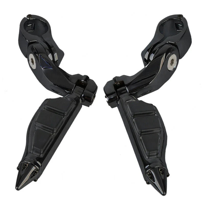 Foot Pegs 1.25'' Highway Bar Mount for Harley Touring Dyna Softail