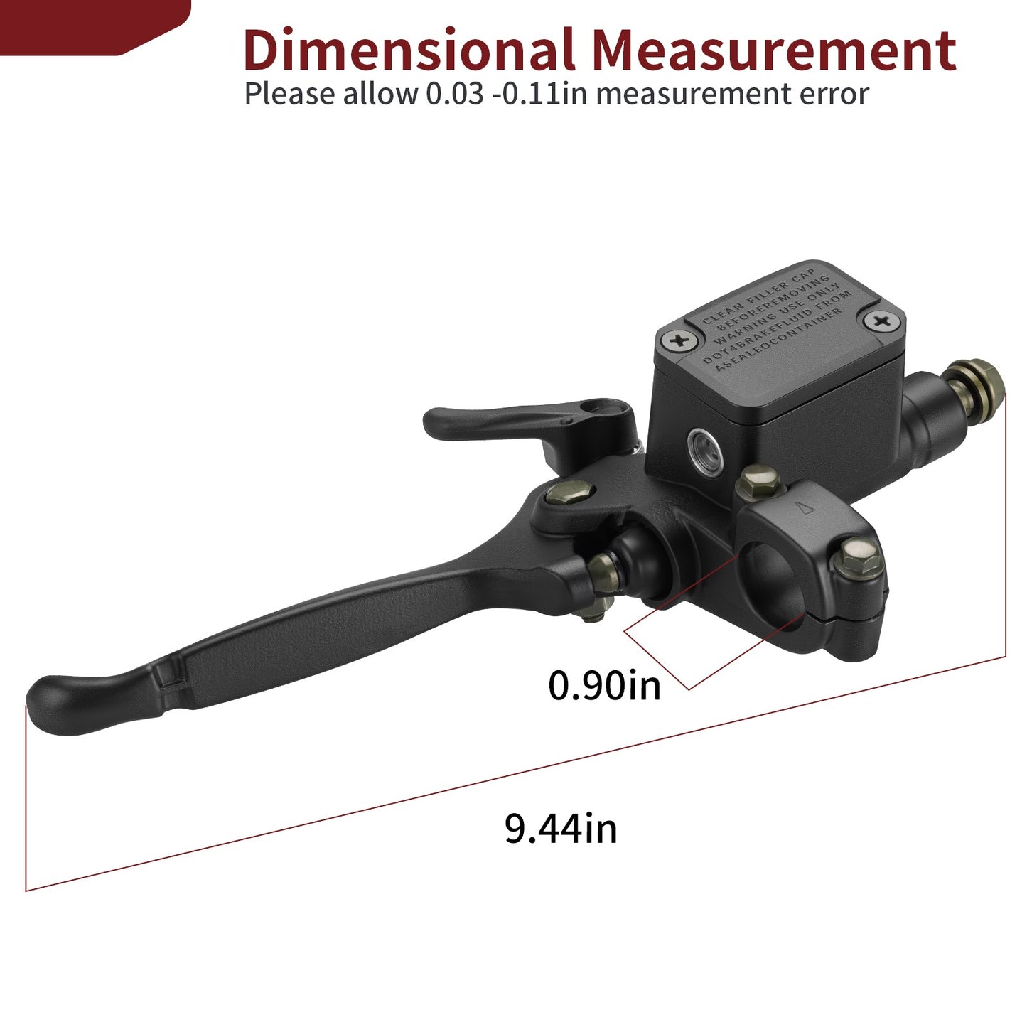 Master Cylinder Assembly for Ski-Doo Formula 380 500 583 600 670 700 800 (1995–2002)