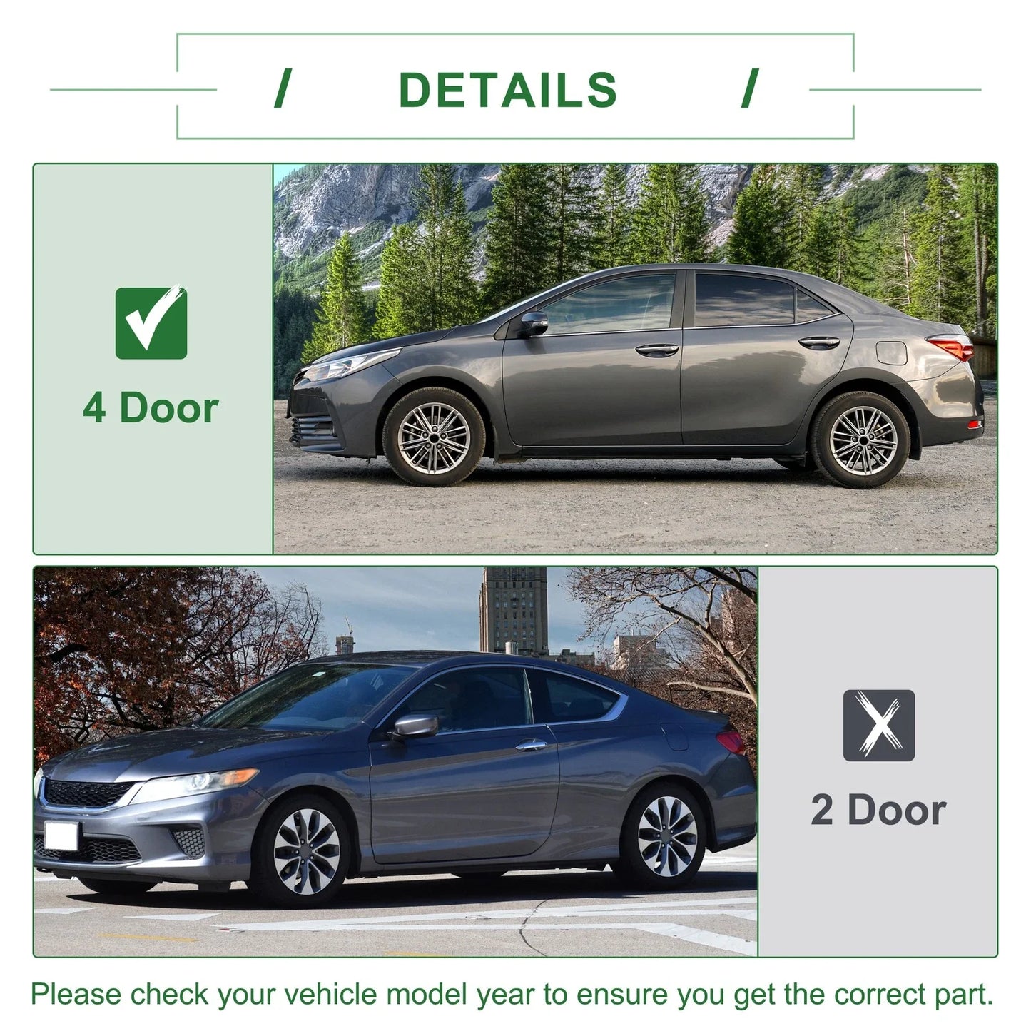 Rear Right Weatherstrip Window Seal for Honda CR-V (2017-2020)