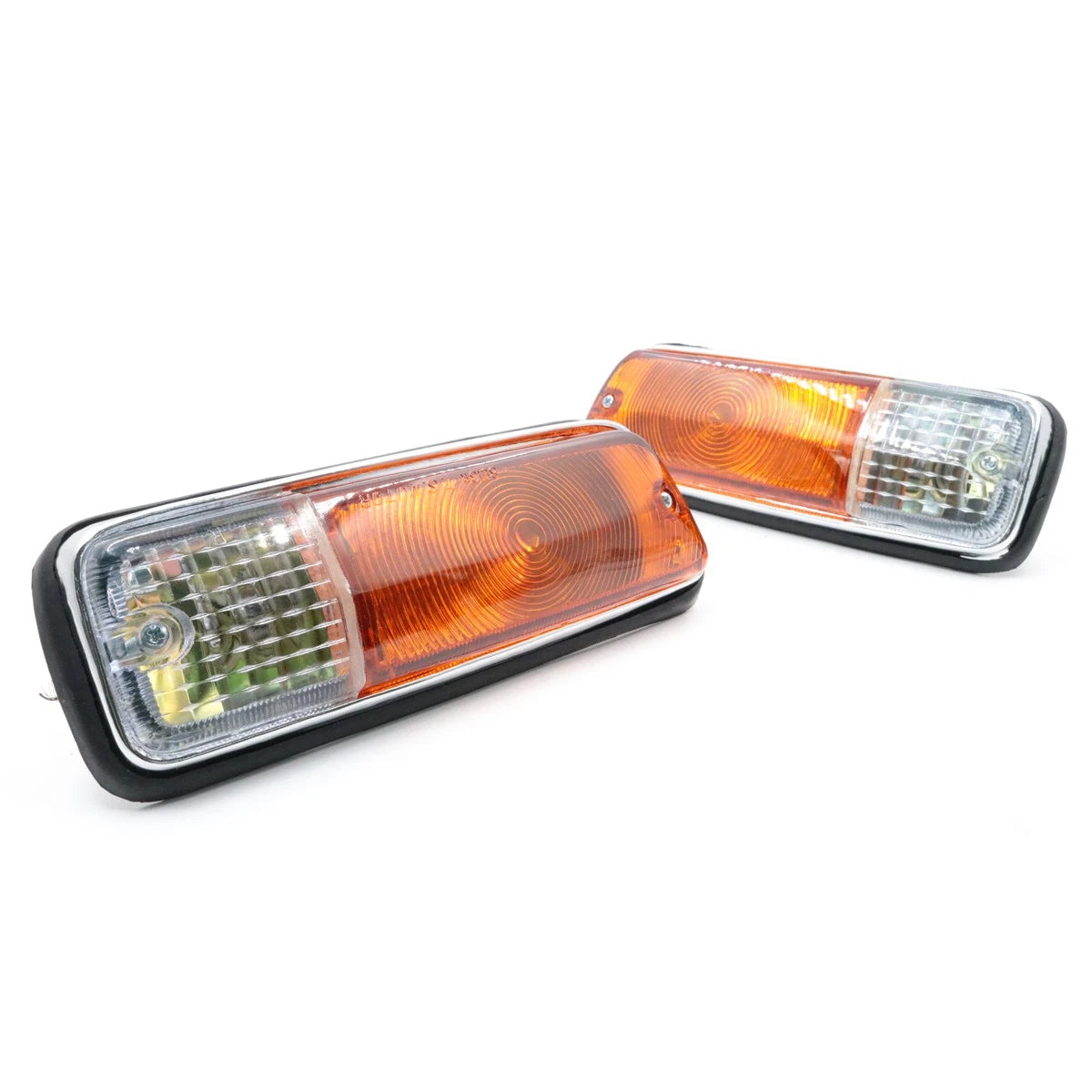 Set of 2 Front Turn Signal Lights for Datsun 521 Pickup (1968–1973)