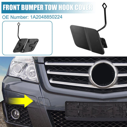 Front Bumper Tow Hook Cover A2048850224 for Mercedes-Benz GLK300 GLK350 (2010–2015)