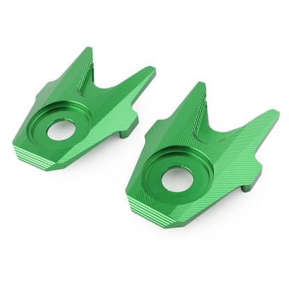 Pair of Green Rear Flat Fork Covers for Kawasaki Ninja 300/250/Z250 (2013–2016)