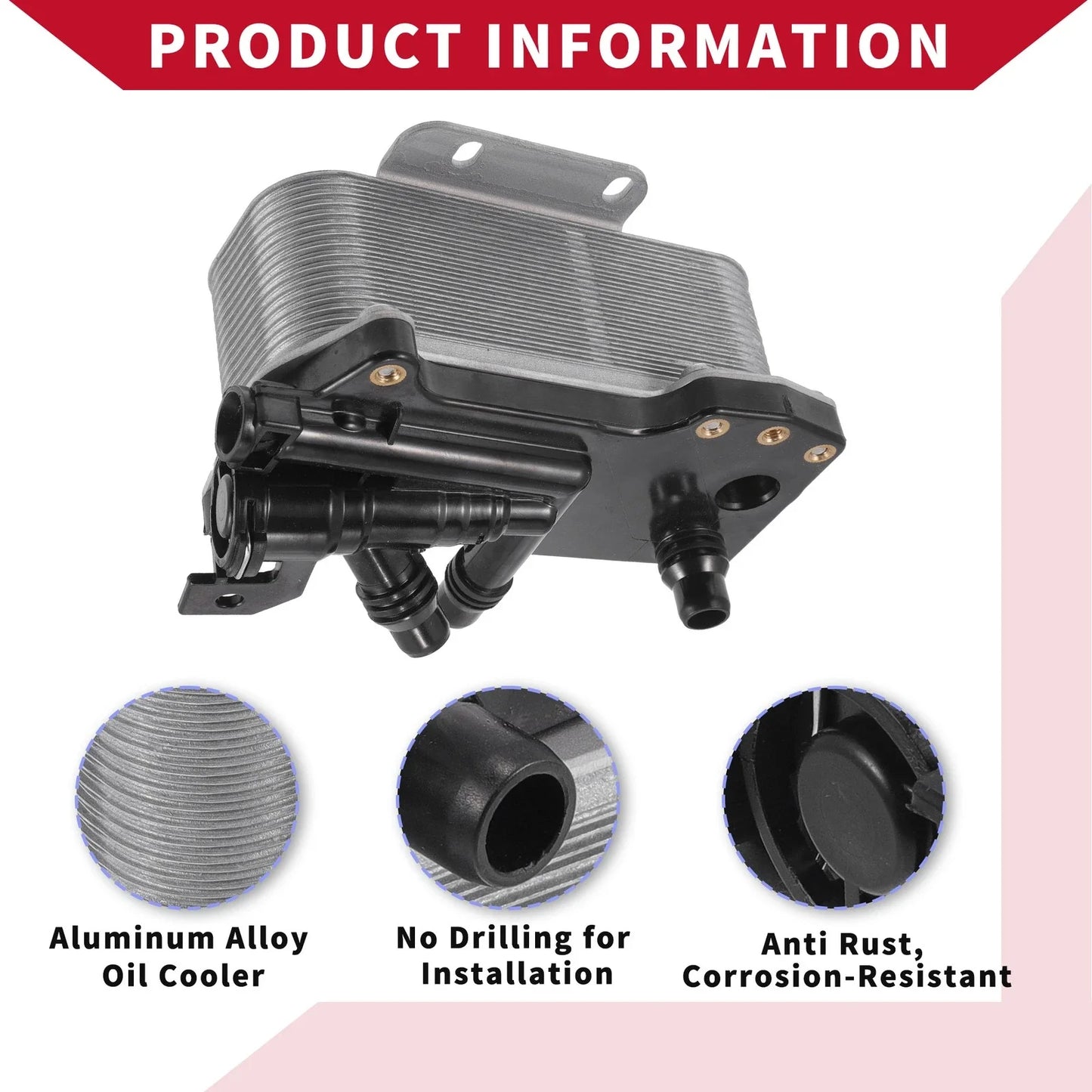 Engine Oil Cooler Filter Housing for BMW 528i Oil Cooler