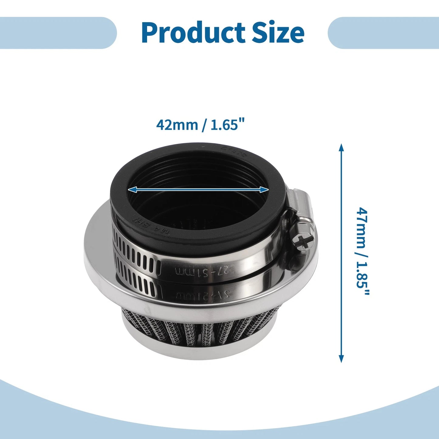 Air Filter for Motorcycle (42mm)