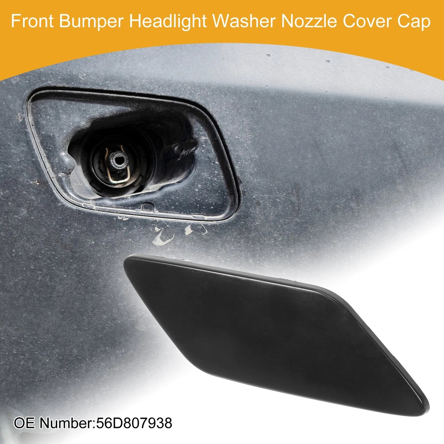 Front Right Washer Nozzle Cover Cap for VW Passat (2011–2018) 1Pcs