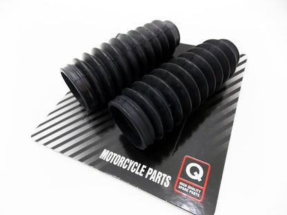 Set of 2 Rubber Fork Gaiters for Honda QA50 (1970–1975)