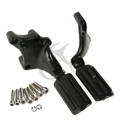 Black Rear Footpeg Mount Bracket for Harley Sportster (2014-2022)