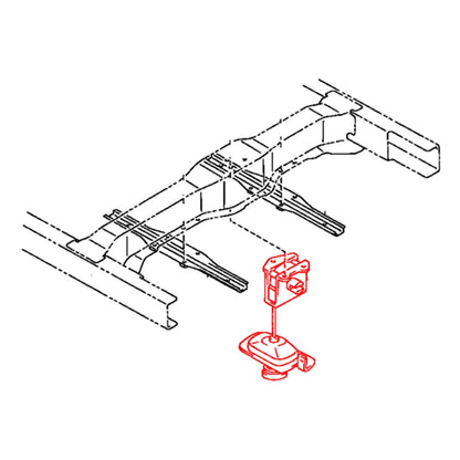 Spare Wheel Tire Carrier for Toyota Hilux (2000–2005)