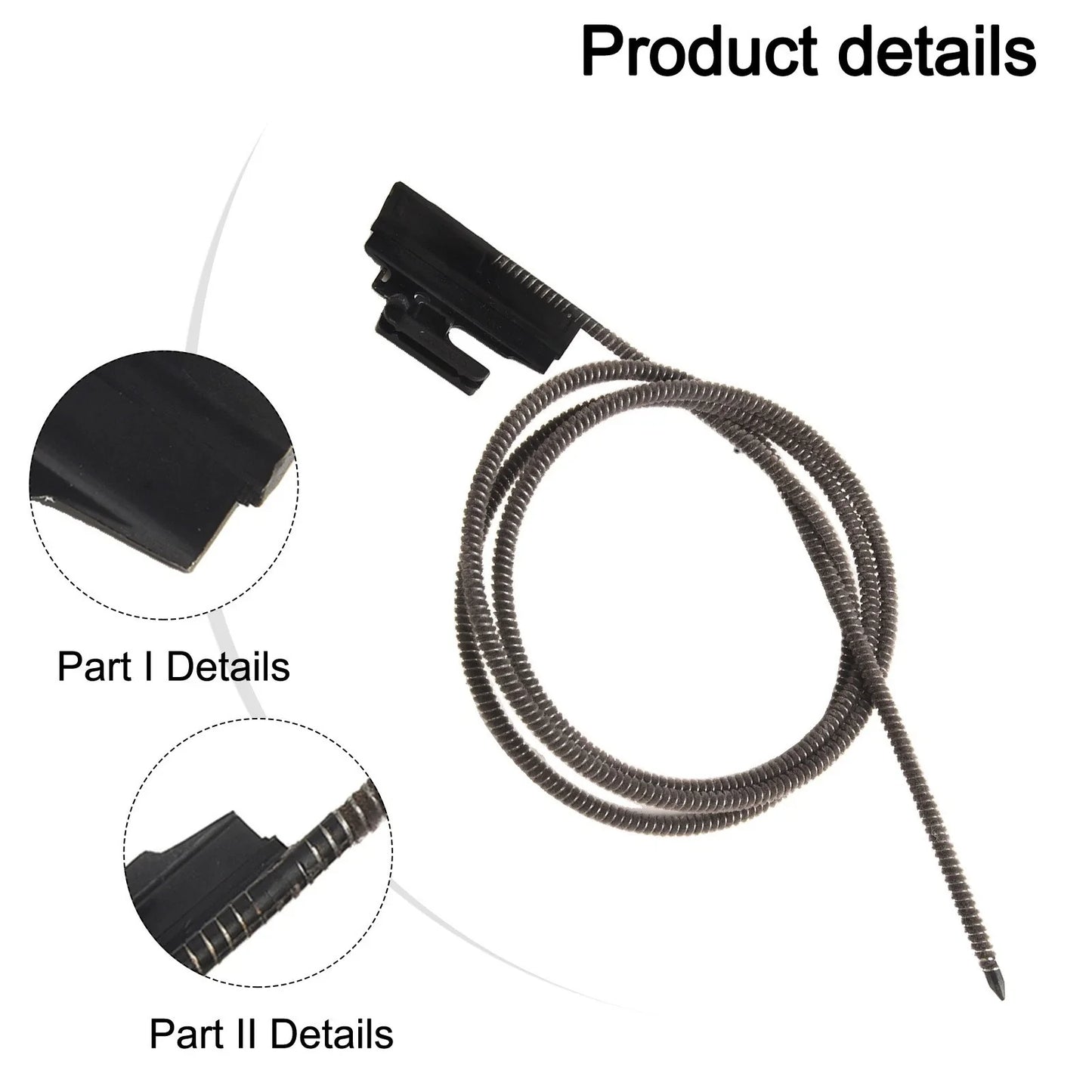 2 x Black Plastic Sunroof Glass Cables for BMW Mini Cooper