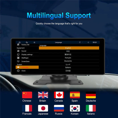 10.26" Wireless Carplay Android Auto Bluetooth Multimedia Screen + Camera