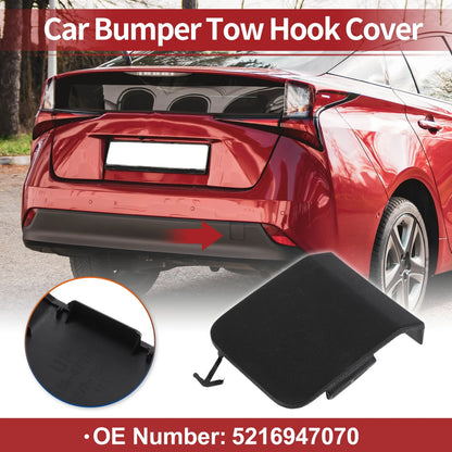 Rear Tow Hook Cover Cap for Toyota Prius (2021–2022) No. 5216947070 Black