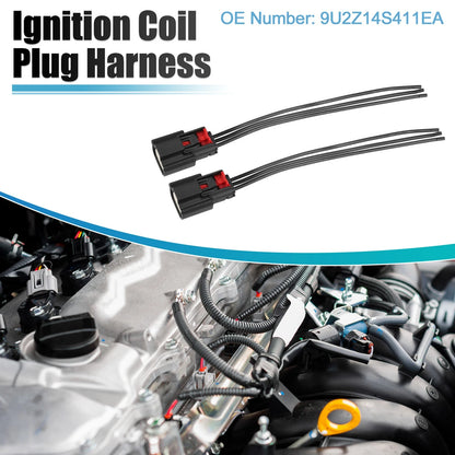 Set of 8 Ignition Coil Connectors for Ford Transit-350 HD (2015–2017) No. 9U2Z14S411EA
