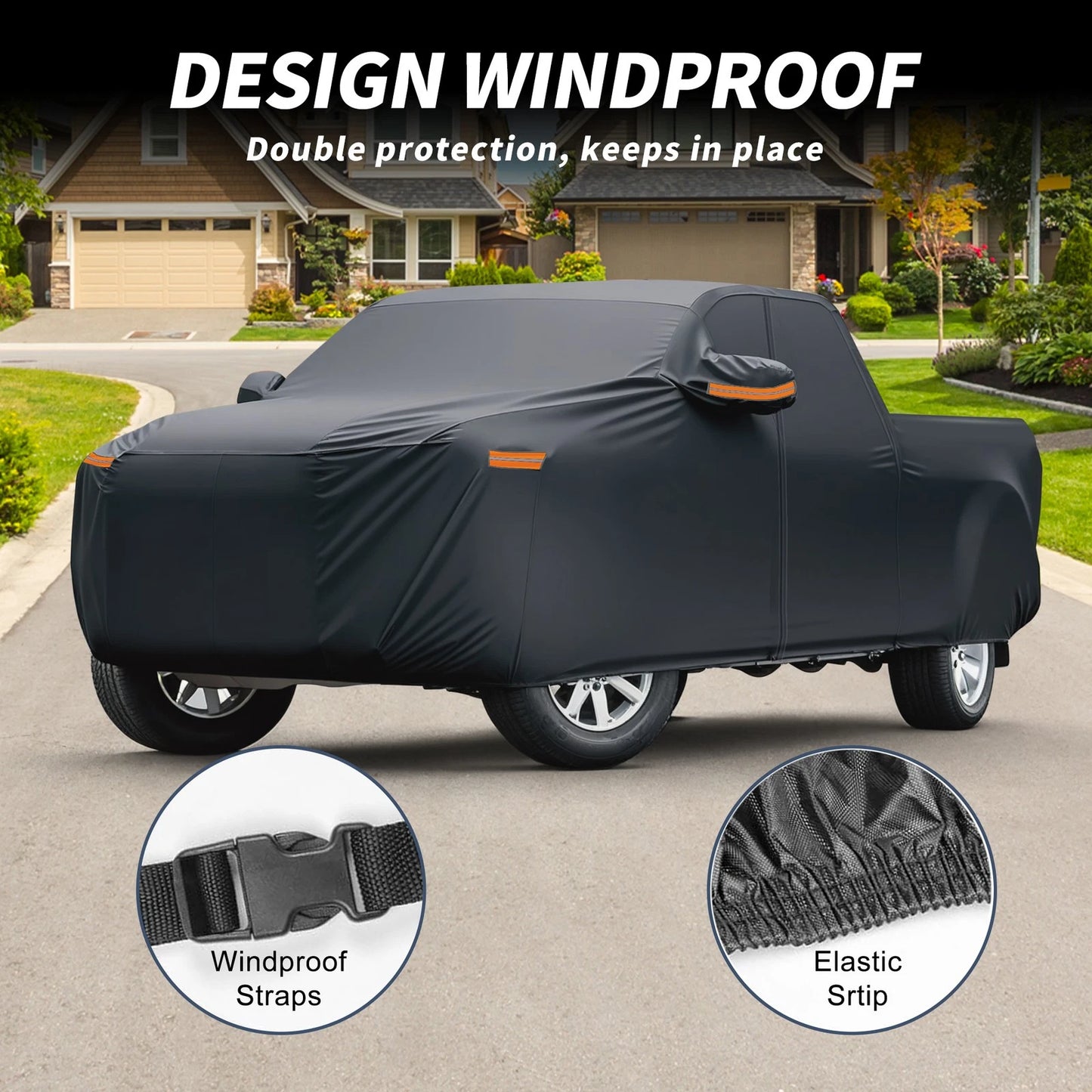 Waterproof 210D-PU Car Cover for Ford Maverick (2022–2023)