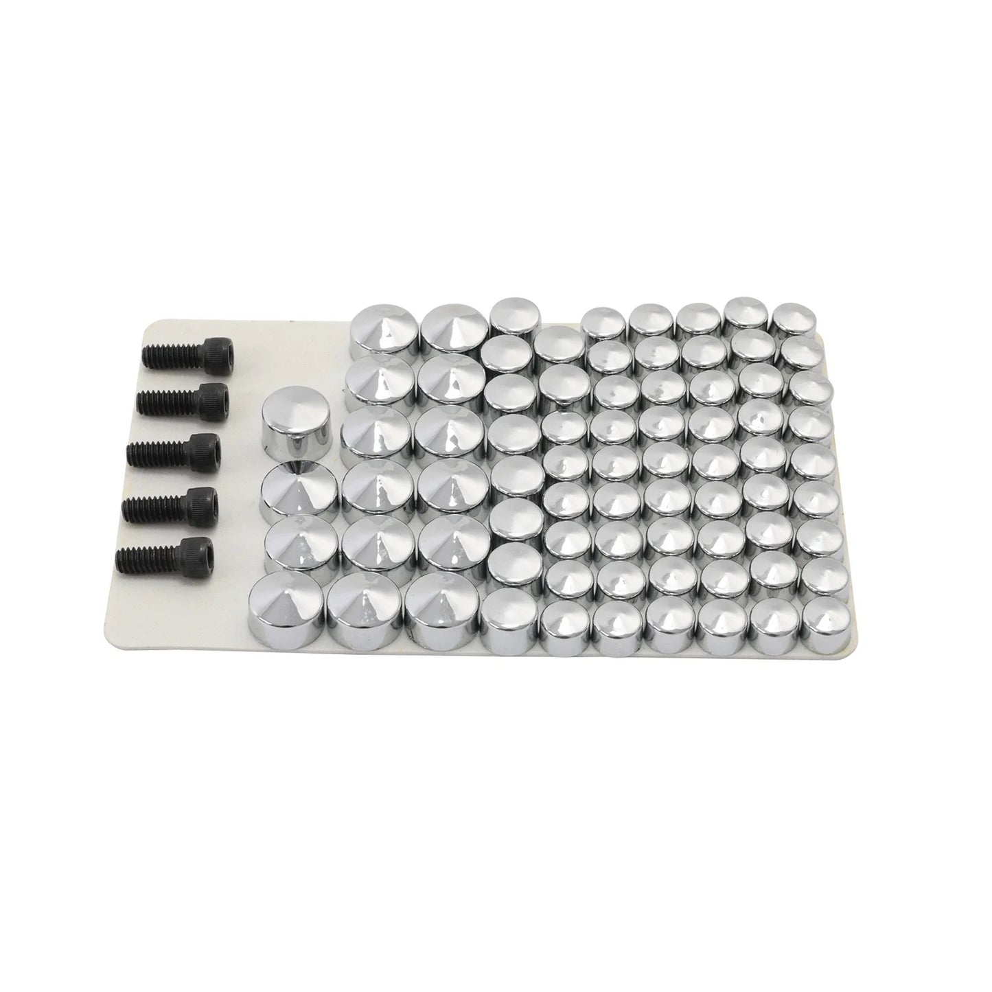 Chrome Bolt Topper Caps for Harley Davidson Electra Glide 2007-2013