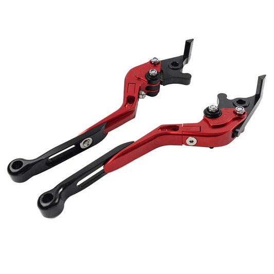 CNC Red Extendable Brake Clutch Levers for Yamaha XMAX 125/250/300/400 (15-22)