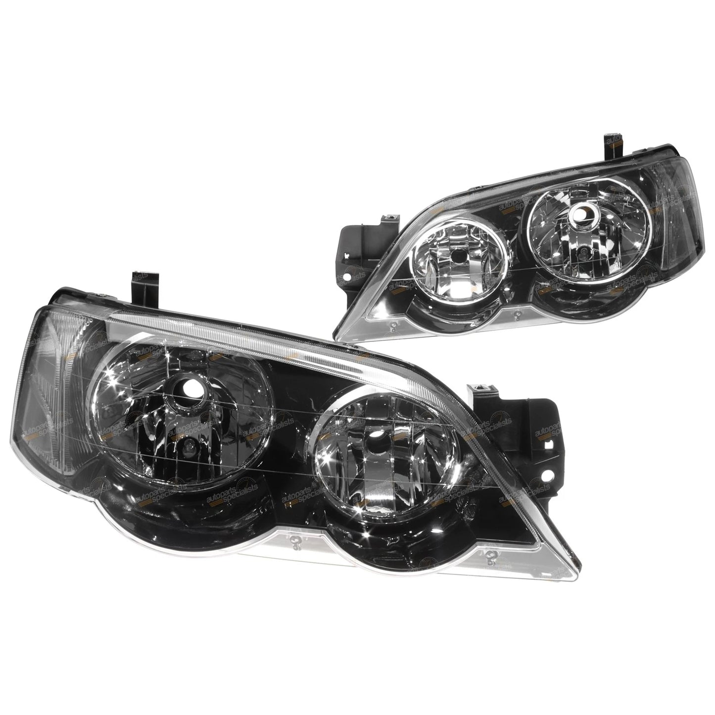 Black Head Lamps for Ford Falcon BA BF (2003–2008)