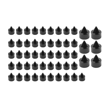 52X Engine Topper Bolts Cover Screw Cap for Harley Twin Cam Dyna (2000–2017)