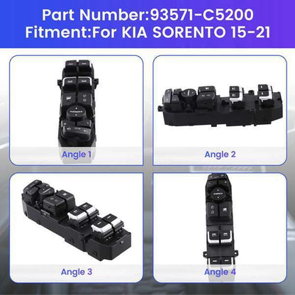 Left Front Master Power Window Switch for Kia Sorento (2015–2021)