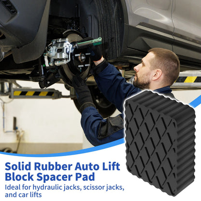 Universal Car Jack Pads 6.3" x 4.7" x 2" Rubber Adapter