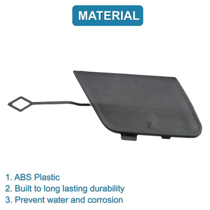 Tow Hook Cover for Mercedes-Benz E200 (2014–2016) 2128850356 Black