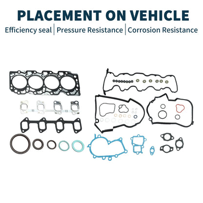 Cylinder Head Gasket Kit No. 411164170 for Toyota 3C (Years Not Specified)