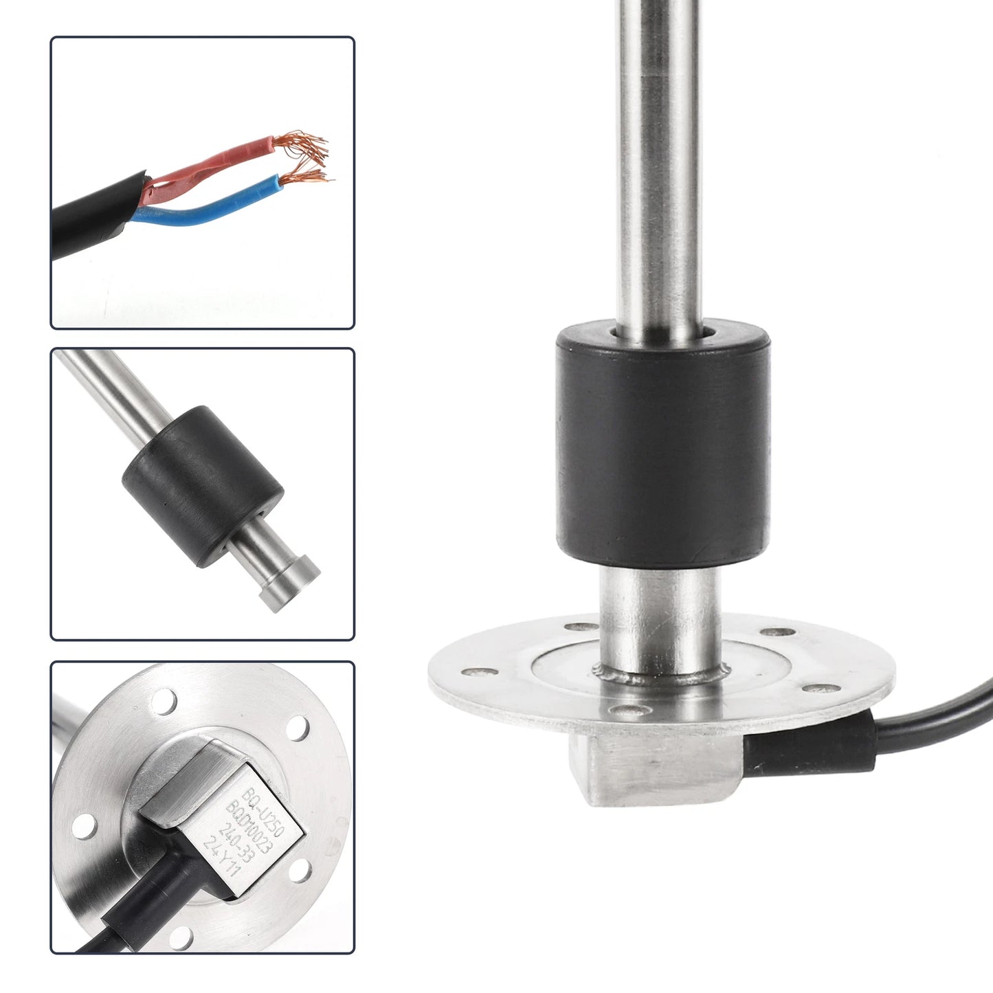 Fuel Sending Unit and Gauge Kit 240-33 Ohm for Boat Truck Vehicle