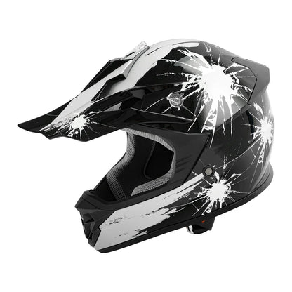 Youth ATV Helmet Full Face Off Road Dirt Bike for Kids S M L XL