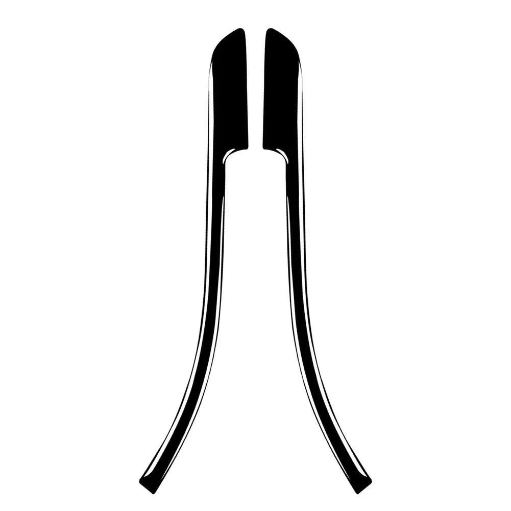 Piano Black Rearview Mirror Anticollision Strip Cover for Audi A4 B9 S4 RS4