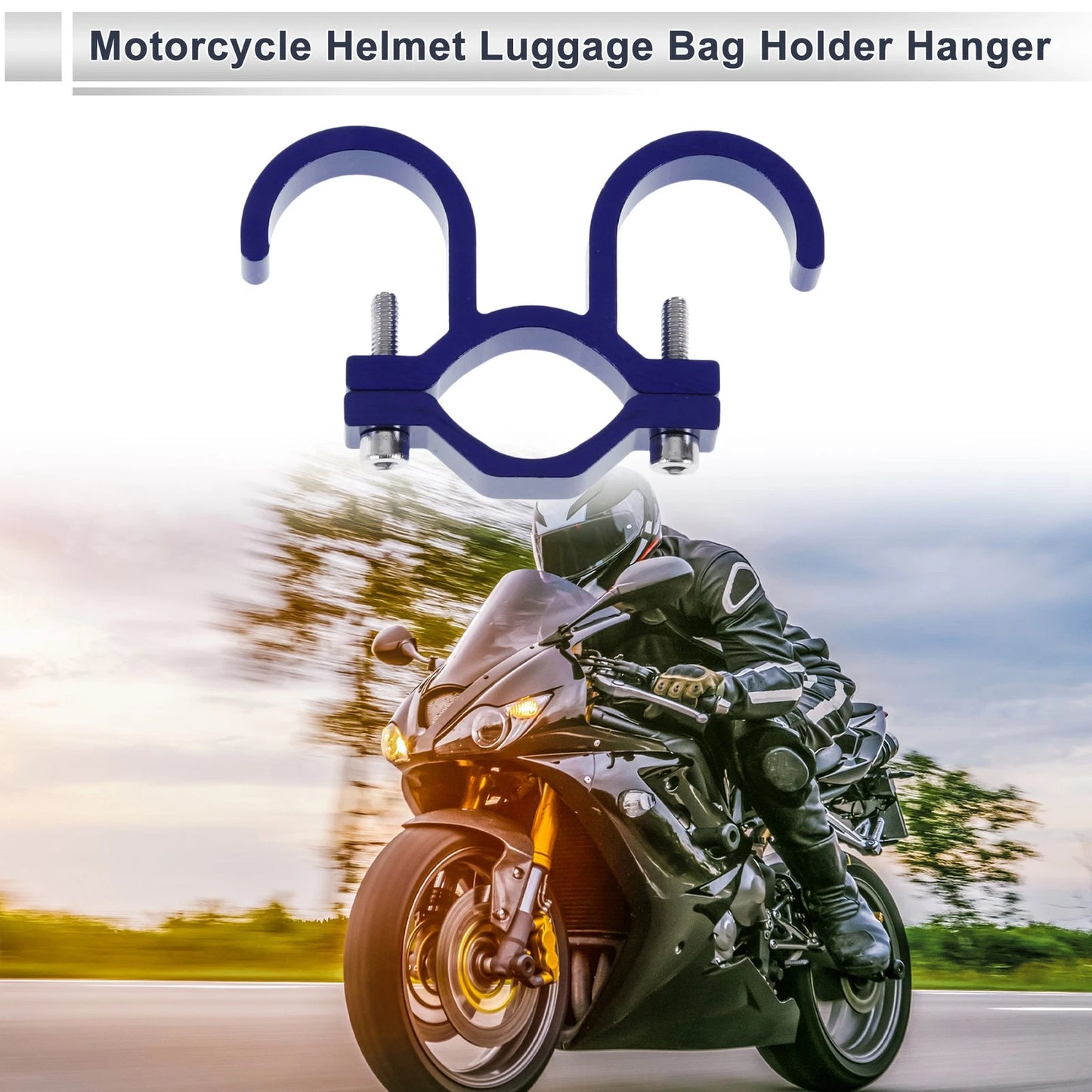 Set of 1 Arc Aluminum Alloy Motorcycle Hanging Hook for Various Models