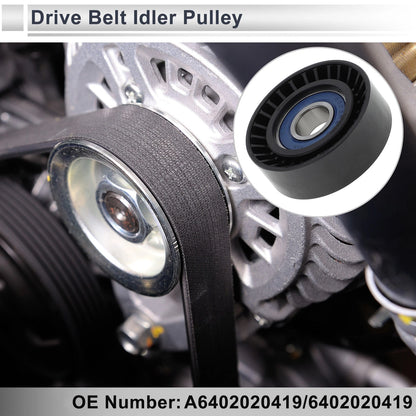 Drive Belt Idler Pulley for Mercedes-Benz A-Class (1997–2001) No.A6402020419