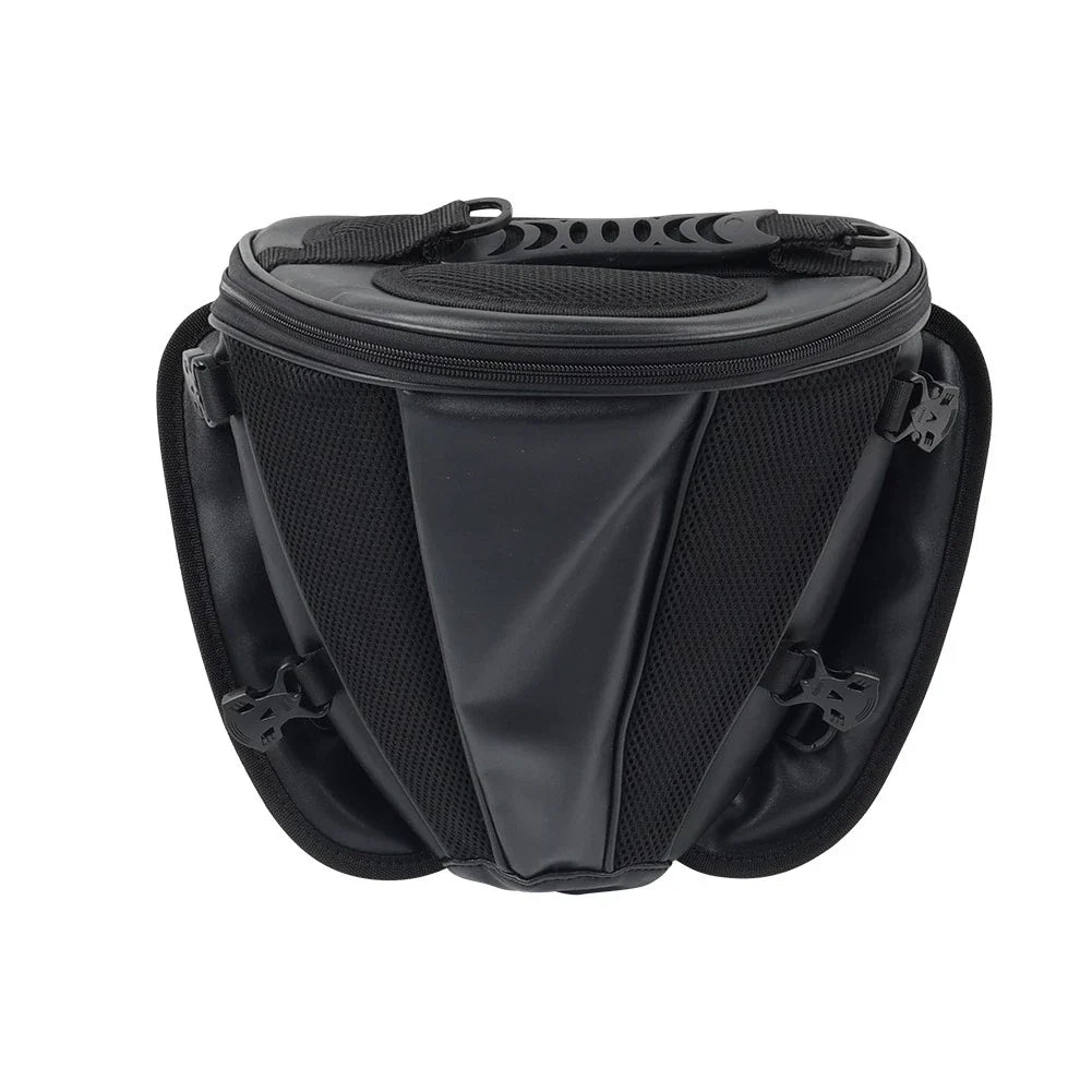Universal Motorcycle Back Seat Carry Bag Luggage - Black