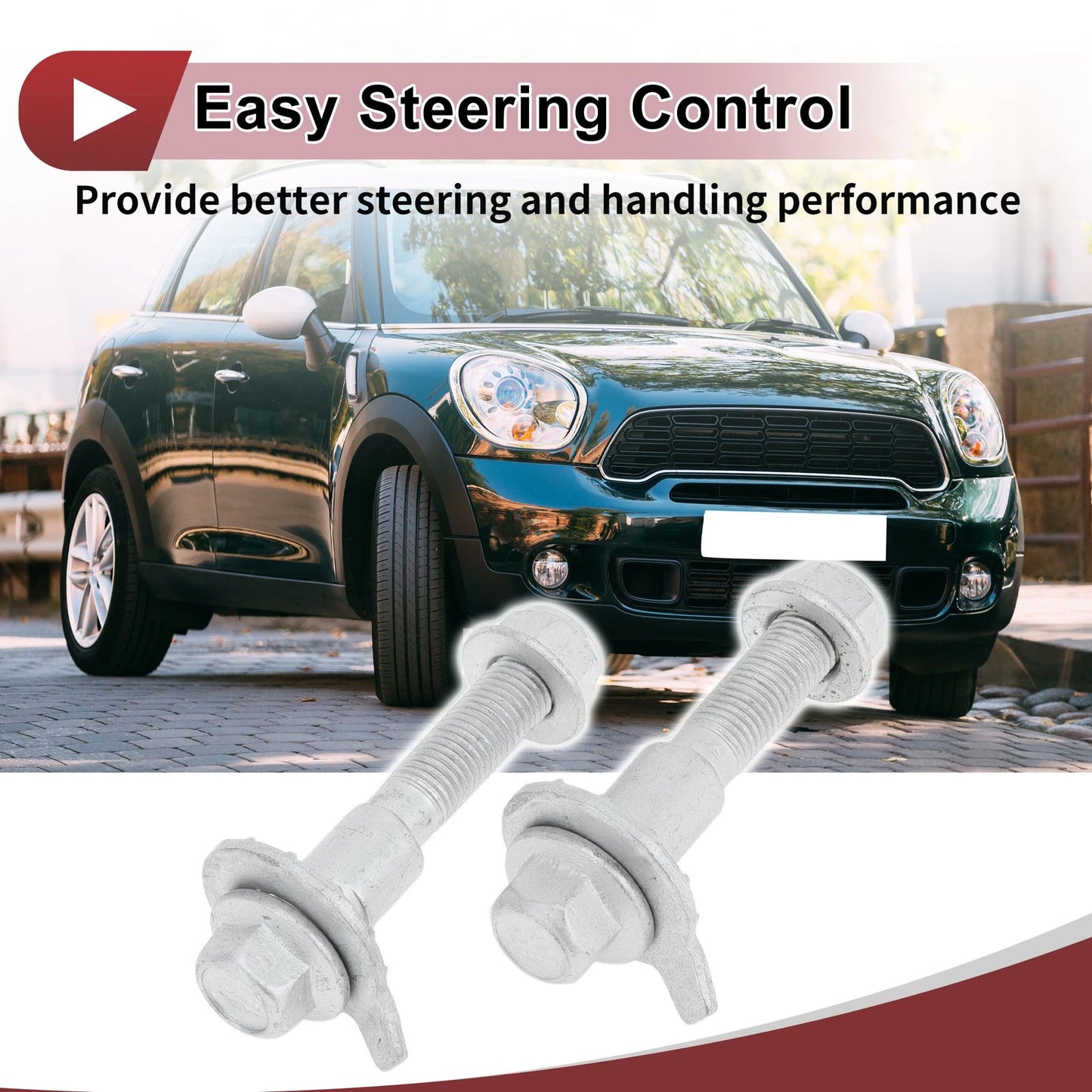 Camber Bolt Kit   - 0.59" Eccentric, 1 Pair