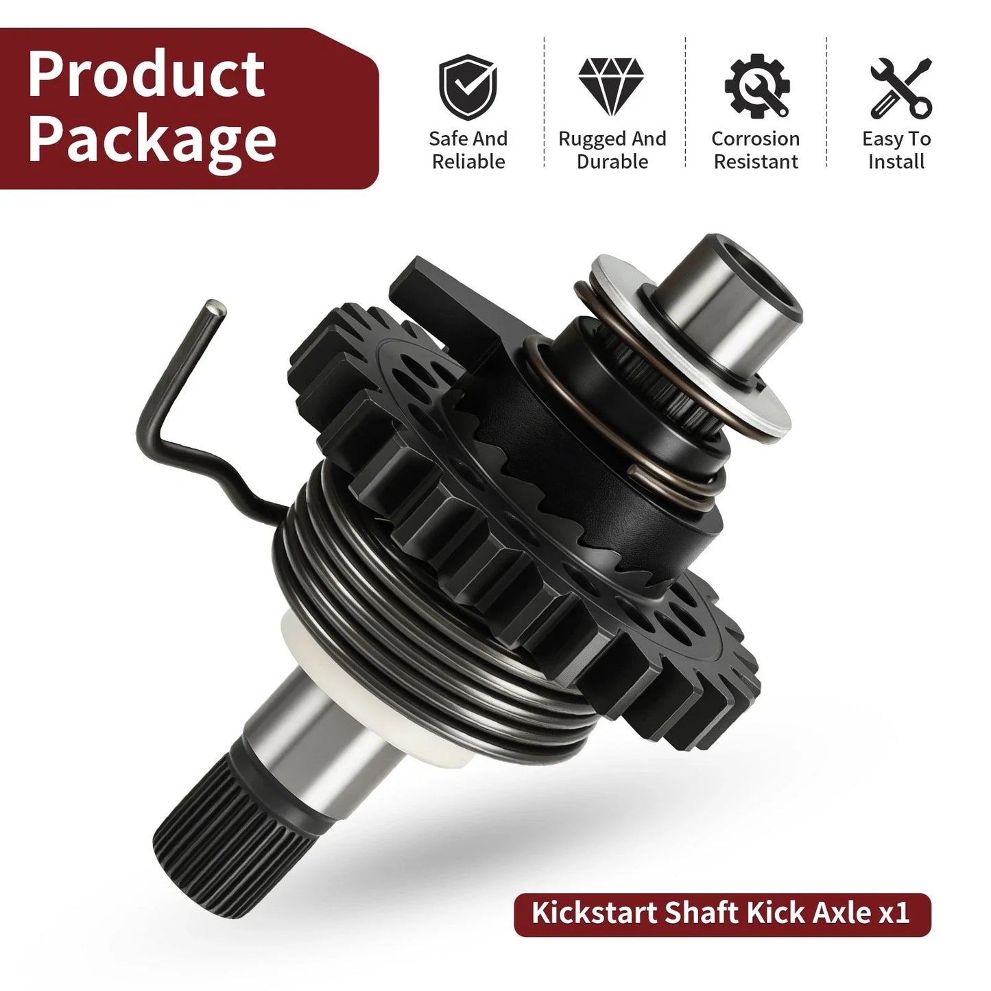 KICKSTART SHAFT KICK AXLE ASSEMBLY for Yamaha YZ250 YZ 250 X (2002–2024)