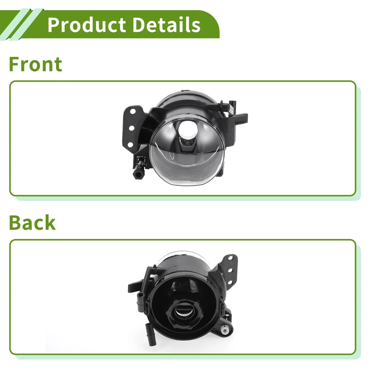 1 Pc Right Fog Light Grill for BMW 5 Series (2004-2008)
